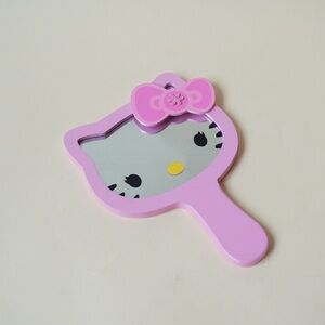 Hello Kitty Sanrio Handheld Wooden Mirror 2023